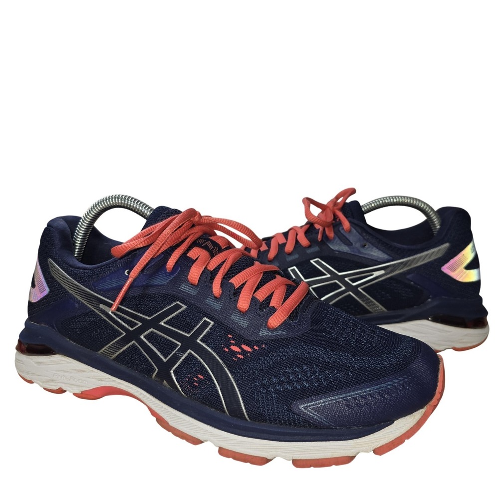 ASICS GT-2000 7 Shoes Womens Size 9.5 Blue Pink Running‎ Sneakers 1012A147